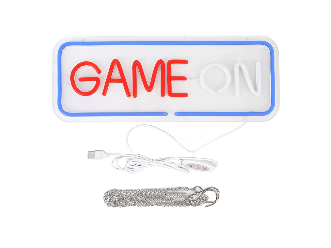 Sinal Neon Para Games Usb Com Brilho Ajustável Led