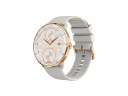 Relógio inteligente feminino Bestvite com Bluetooth 5.3, tela AMOLED de 1,43 polegadas, dourado