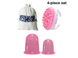 Dispositivo de Ventosa de Silicone Massageador com Ventosas para Celulite Conjunto de Ventosas de Silicone para Terapia com Ventosas JEDBESETZT