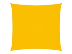 MAISON EXCLUSIVE Vela de Sol Quadrada em Tecido Oxford Amarelo 4x4 m