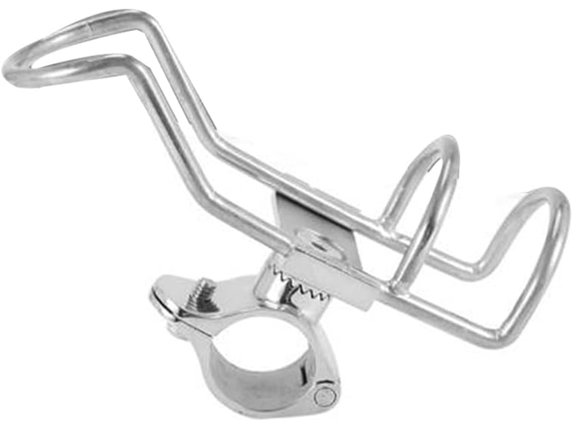 Base de suporte para vara de pesca de 32 mm em aço inox SFUSHOS