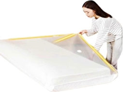 Lurelia Saco A Vácuo 220 X 100 Cm Para Roupas, Roupa De Cama E Edredons, Reutilizável, Hermético E Fecho Zíper Compacto