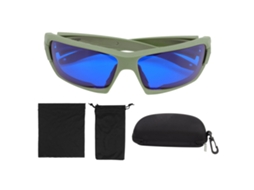 Óculos de golfe com posicionamento HD, proteção UV e à prova de vento para encontrar a bola.