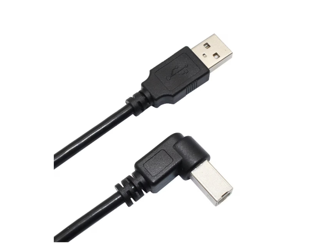 Cabos Usb 2.0 A/b, 7,6 M, Pretos, Para Impressoras E Dispositivos Usb