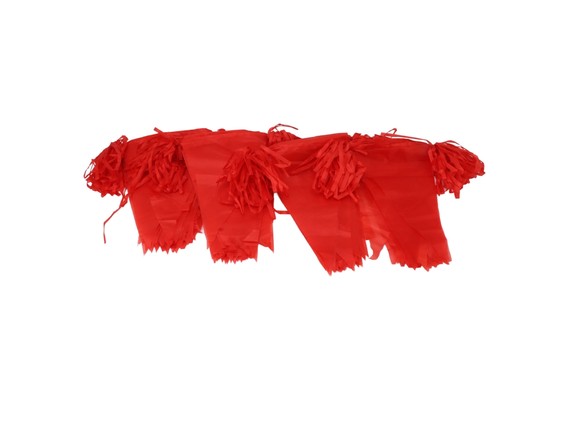 Bandeiras Triangulares S/MARCA, 2 sacos, 200m de corda, decorativas
