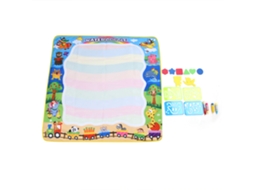 Ats 100x100cm Alfombra de Pintura Con Agua Juguete de Dibujo Mágico para Niños Juguete de Grafiti Doodle Infantil