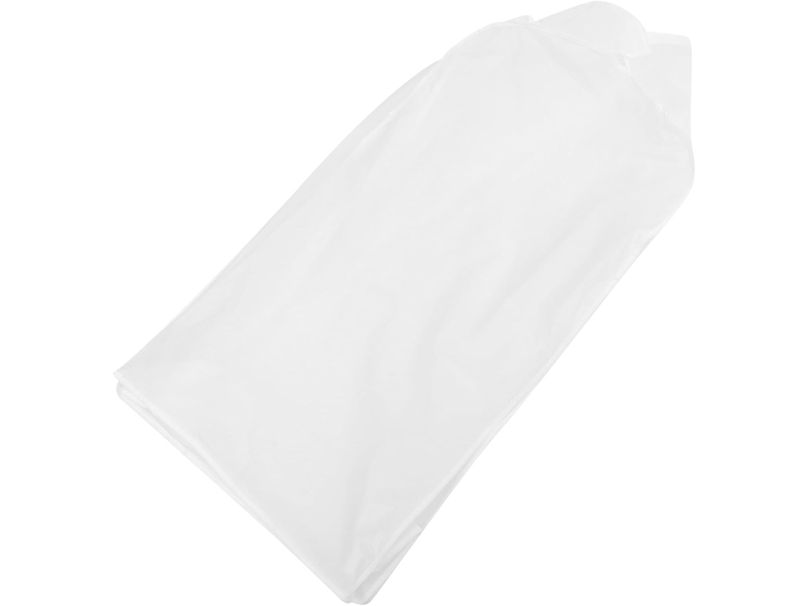 Protetora Poeira GOKOCO para cabide, em PEVA branco, reutilizável, para roupas