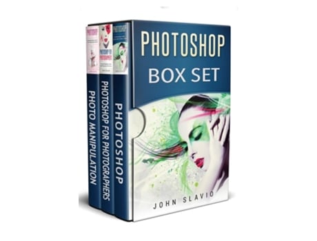 Livro Photoshop Box Set 3 Books In 1 De John Slavio (inglês - Capa Dura)