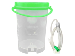 Kit de lavagem com balde e cateter, incluindo enema reutilizável S/MARCA
