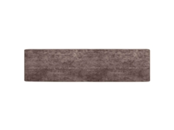 Conjunto 1 Tapete Runner Vidaxl Cinzento Poliéster (50 X 200 Cm)