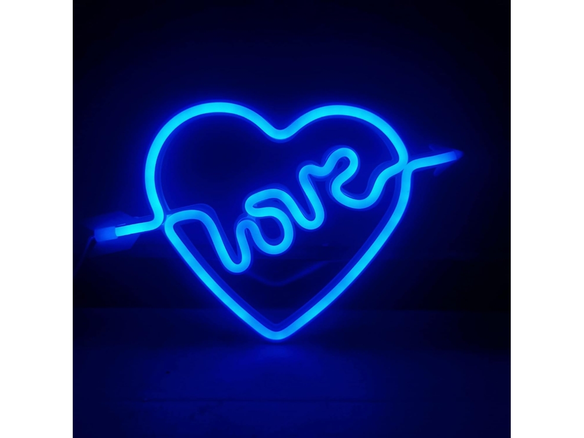 Luminária Noturna De Led Neon, Alimentada Por Usb Ou Bateria, Natal, E