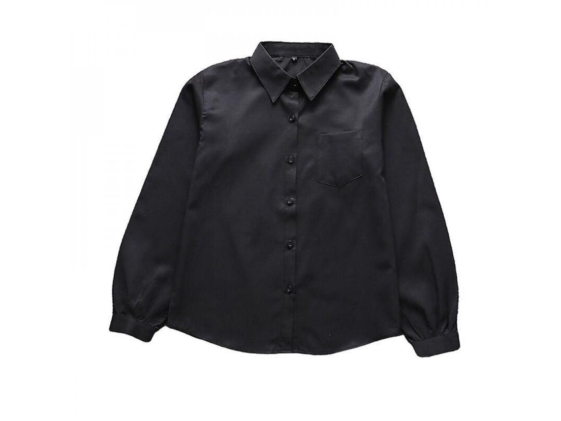 2026-falda Plisada Uniforme Escolar Japonesa Jk Mujer Cuello Alto A-line Talla S-xl S Solo Blusa