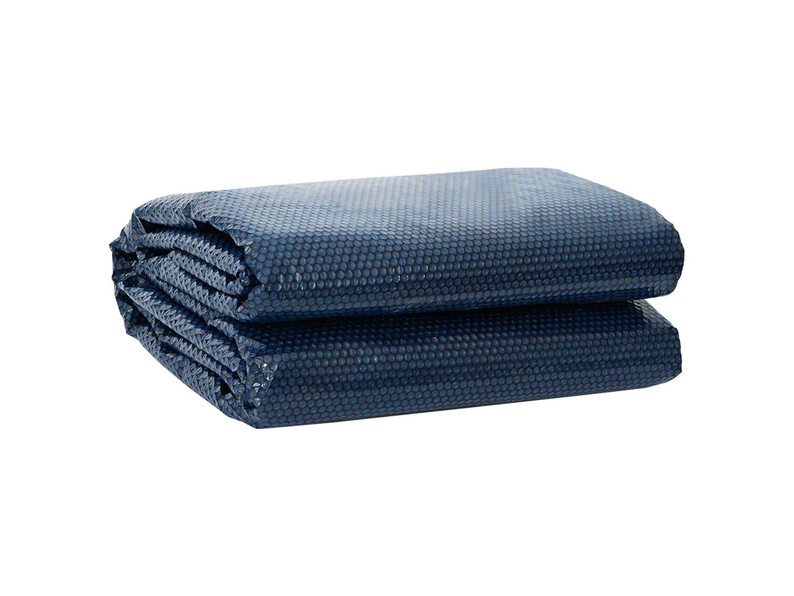 Conjunto 1 Capa Para Piscina Vidaxl Preto Polietileno (450 X 220 Cm 200 Μm)