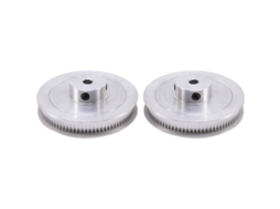 Lurelia Polia 2 Unidades, 6 Mm, 5 Mm, Compatível Com Impressora 3d Voron 2, Prata