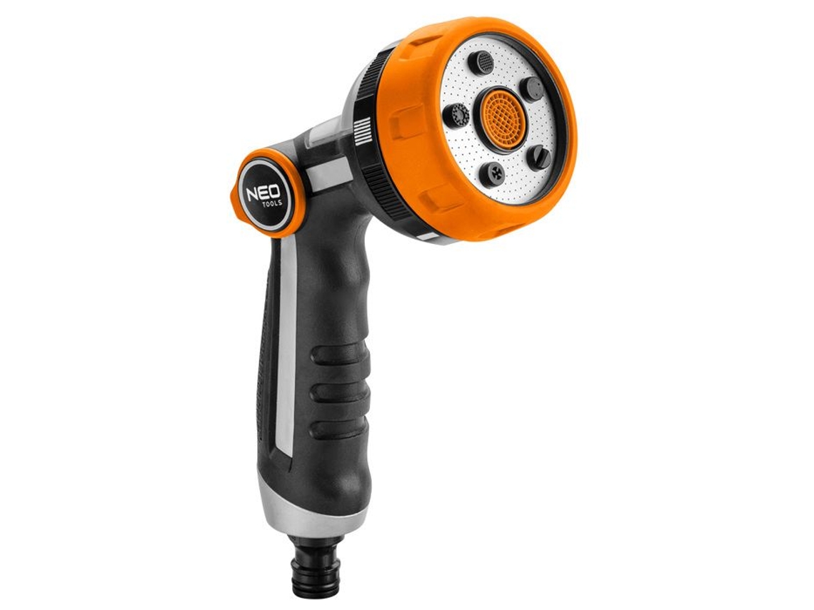 Arroseur Multifuncional, 5 Funções, Ajuste Suave, Disco Metálico Neo Tools