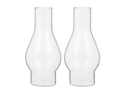 Peças De Cúpula Vidro Transparente Delicada Para Lâmpada Querosene.-aquaforge