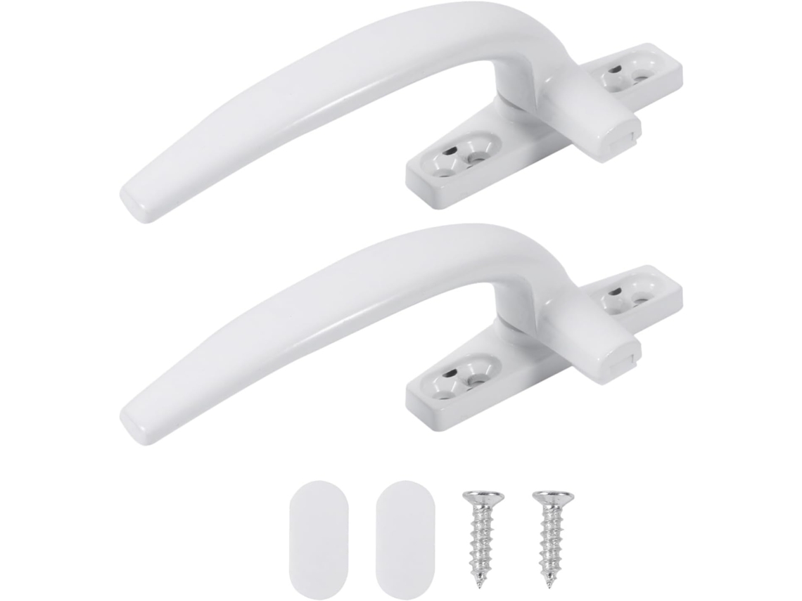 Puxador De Janela, Branco, 2 Peças