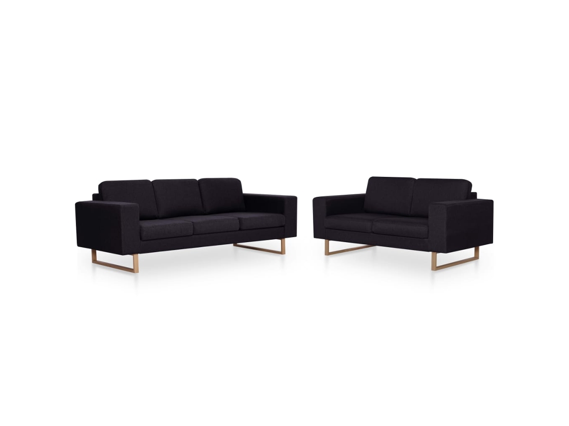 Sofa, Sofas Vidaxl Preto Tecido (n/a)