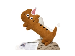 Almofada de Pelúcia de Gato Cartoon Dormindo, Fofa para Sofá, Presente para Menina, Cor Branca CHABERLU