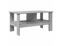 Mesa de centro Cinza Sonoma MAISON EXCLUSIVE em madeira processada 90x50x45 cm