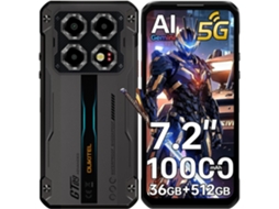 Oukitel Wp60 5g Smartphone Robusto 36gb 512gb 7.2" 120hz 108mp 10000mah Android 15 Nfc, Preto