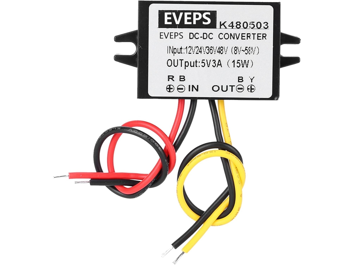 Módulo Redutor Dc-dc, 36v/48v Para 5v, Para Veículos E Autocaravanas