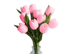 Tulipas Artificiais De Seda 10 Peças Decoração Para Casa Cozinha Casamento Em Massa