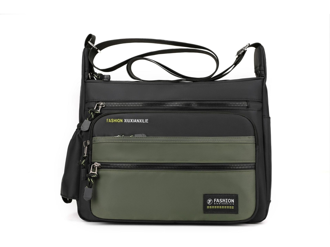 Bolsa Transversal Masculina (verde Militar), Estilosa, Simples E Elegante, Com Grande Capacidade.