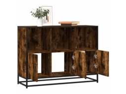 Aparador 100x35x76 cm Madera Procesada Roble Ahumado