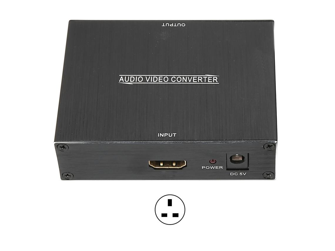 Conversor Hdmi para Vga com Extractor Áudio LAXISCREED