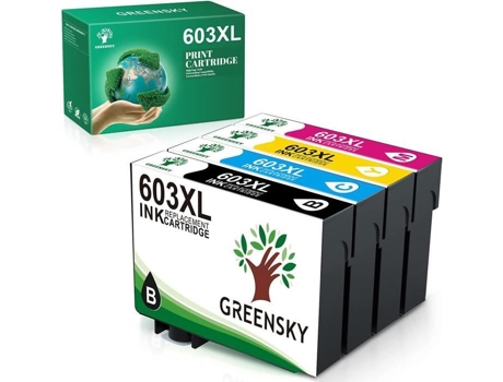 Cartucho De Tinta 603xl Compatível Para Cartucho Epson 603 603 Xl Para Epson Expression Home Xp 2100 Xp 2105 Xp 4100 Xp 4105l3 Jettruemedia