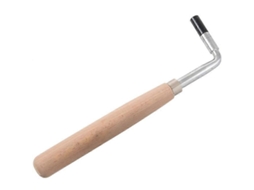 Llave De Afinación De Piano L, Mango De Madera, Acero Inoxidable, Herramienta Universal Para Afinación Y Reparación De Pianos