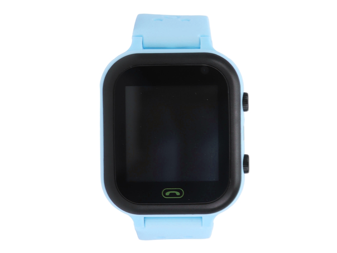 Ats reloj Inteligente para Niños Con Voz Ip67 Impermeable Pantalla Táctil Reloj Alarma Azul