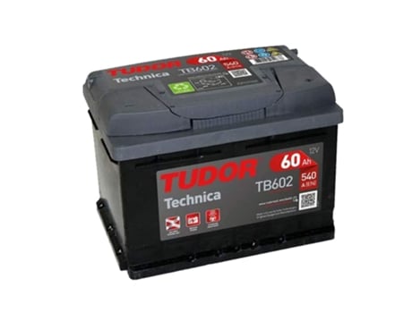 Bateria de Carro TUDOR TB602 60Ah 540A, Gama Technica