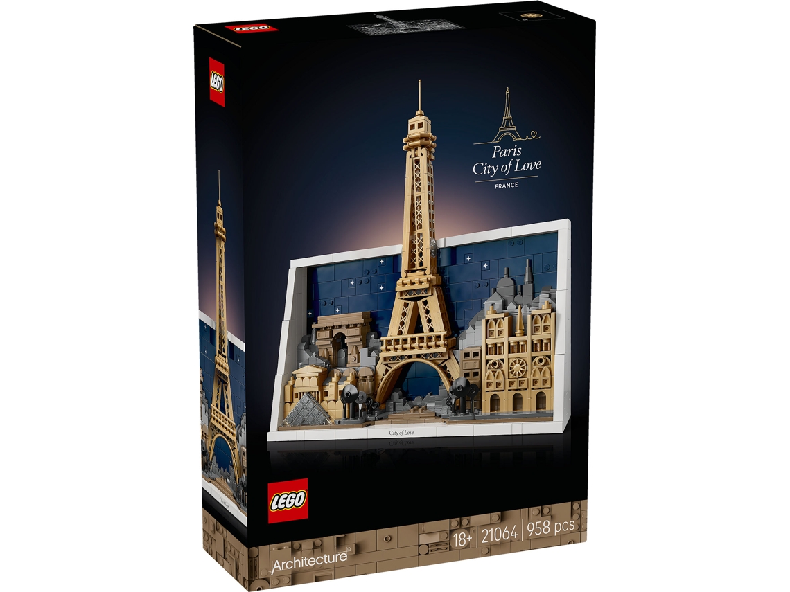 Lego® 21064 Architecture Paris – Skyline Com Torre Eiffel