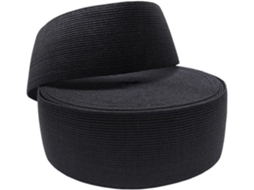 Cordão Elástico Ampliado 100mm X 5m - Cordão Elástico Pesado - Cordões Elásticos Para Fisioterapia - Costura - Vestuário - Materiais Resistentes - Cor