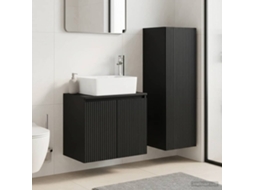 Vidaxl Conjunto De Móveis Para Banheiro 2 Unid. Preto