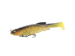 Soft Bait T-tail Fish With Swivel Double Ring Treble Hook And Magnet, 12.5cm/21g Soft Lure For Sea Boat Fishing Blackback Yellowtail