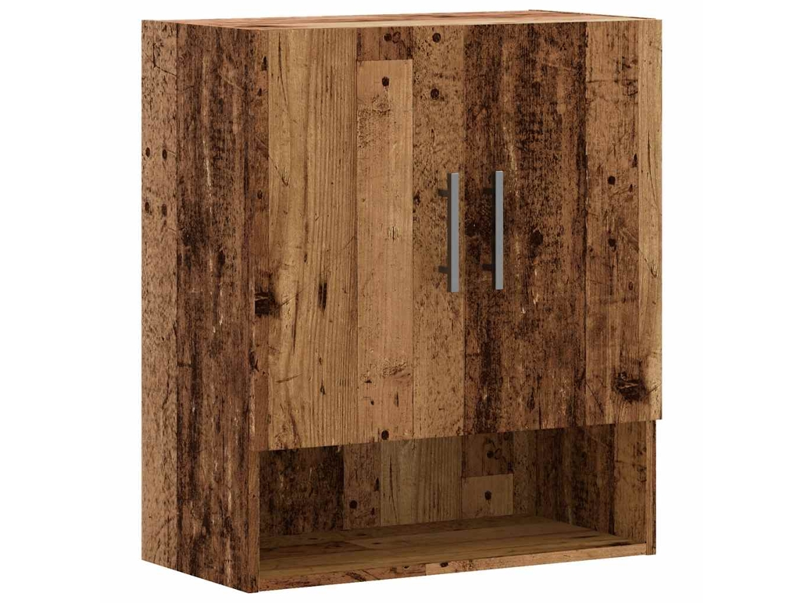 Wall Cabinet, Wall Cabinets Vidaxl Marrom Madeira Processada (n/a)