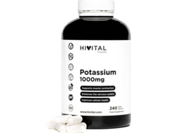 Suplemento Alimentar HIVITAL Potássio (240 Cápsulas Veganas)