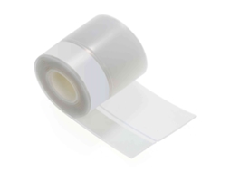 Fita de vedação de silicone autoadesiva de 1 m para portas/janelas, isolamento acústico e térmico, redução de ruído e à prova d'água.