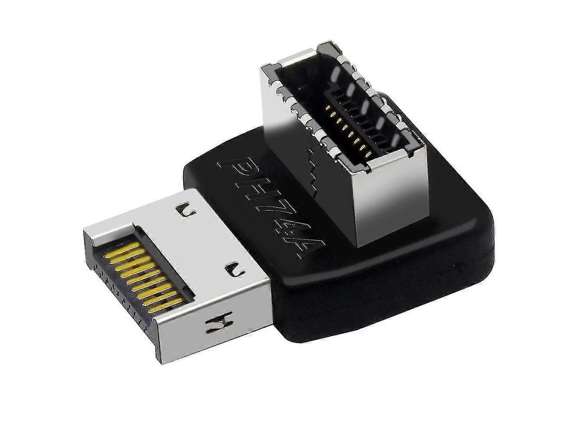 Conector Usb 3.1 Tipo E Para Placa-mãe, Interface Tipo E Com Curvatura De 90 Graus, Instalação Frontal Tipo C