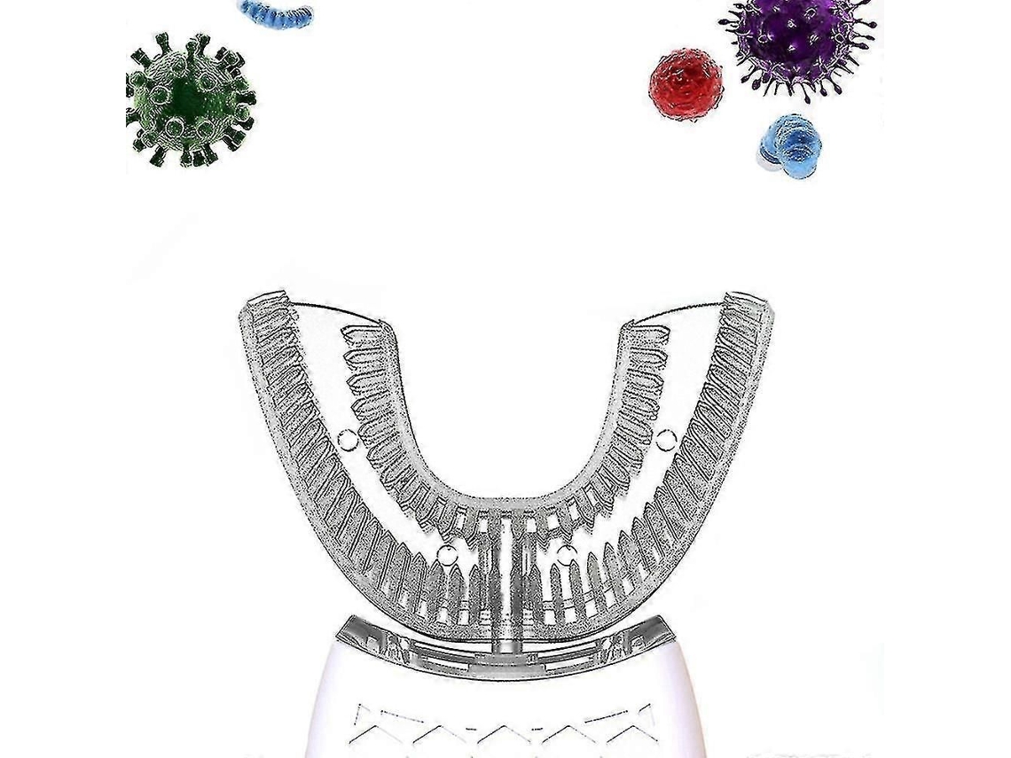 Escova De Dentes Ultrassônica Elétrica, Ferramenta De Cuidados De Clareamento De Dentes Em Forma De Silicone U, Escova De Dentes Elétrica Adulta