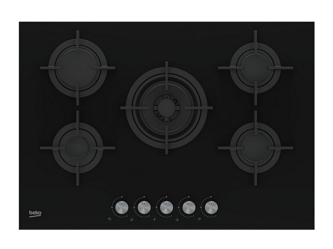 Placa de Gás BEKO HILW75222S (75 cm - Preto)