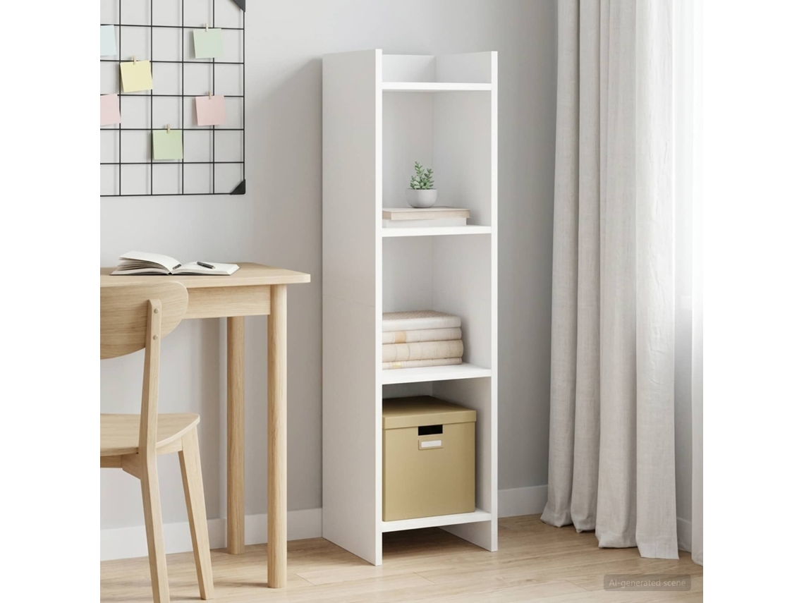 Vidaxl Estante Branco 30 X 30 X 111 Cm Derivados De Madeira