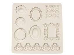 Molde de Silicone LAXISCREED para Bolo Flores Vintage