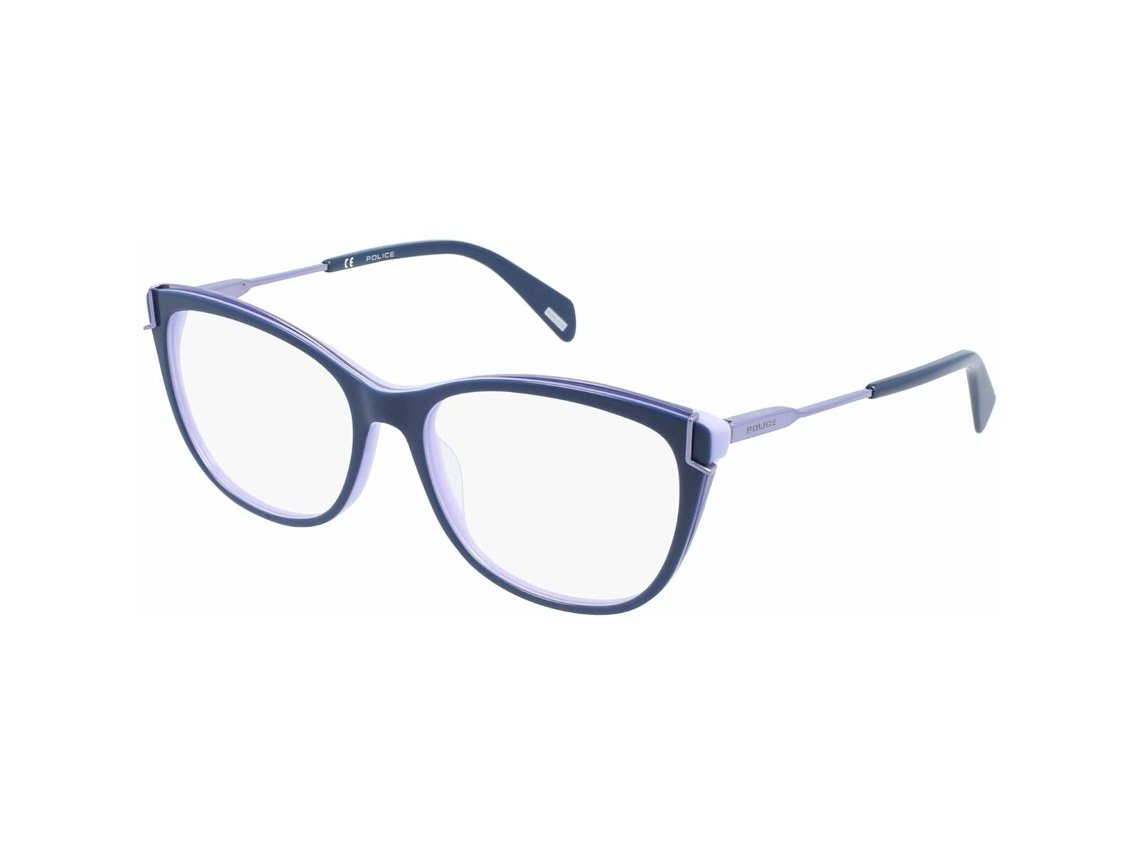 Armação de óculos feminina Police VPLA90-550L20 (Azul - Plástico - Ø 55 mm)