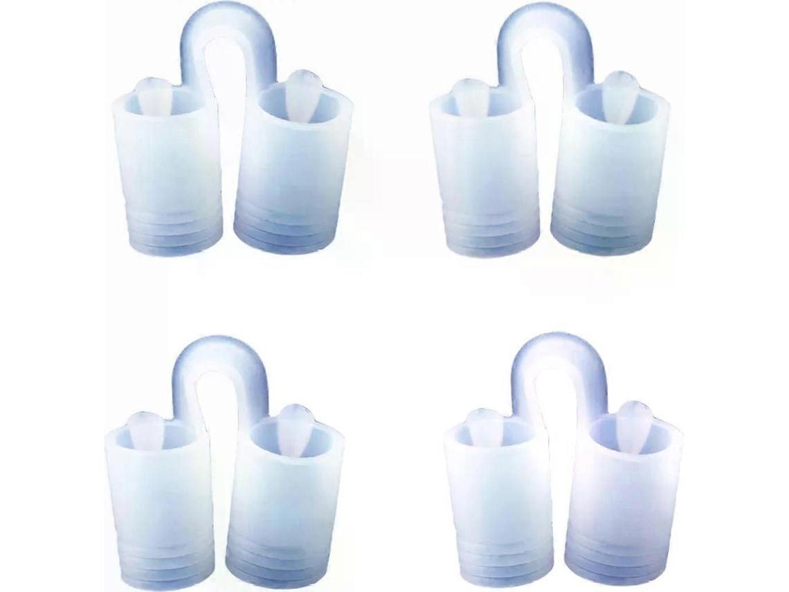 Clipe Nasal Antirronco Inf - Pacote Com 4 Unidades - Transparente