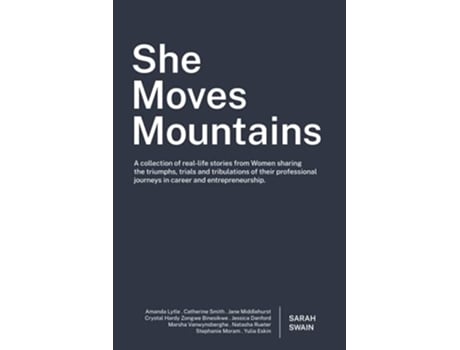 Livro She Moves Mountains de Sarah Swain (Inglês)