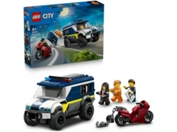 Lego® 60479 City Van Penitenciária – Transporte Policial Com Moto